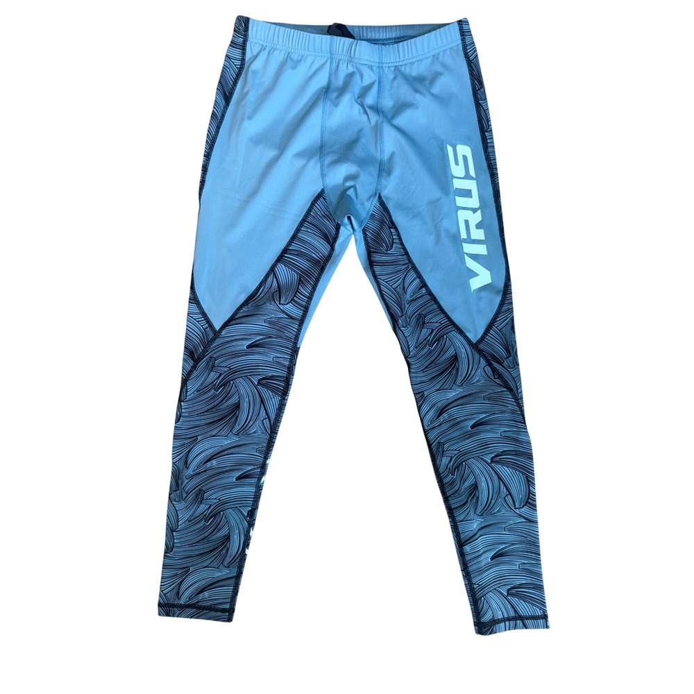 Virus Compression Pants Mens‎ XL Bioceramic Performance Graphic Training Stretch